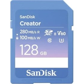 Resim Hype Store Creator Sd-Uhs-Iı Hafıza Kartı 128 GB (Ve Aynasız Kameralar, 6k Video, V60, Uhs-Iı, 280 Mb/s Okuma, Rescuepro Deluxe, Adobe Cloud) 