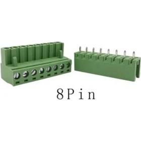 Resim 8 Pin 5.08mm Geçmeli 90c Takım Klemens 