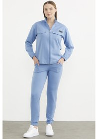 Resim Oversize Cep Detaylı Eşofman Takım - Mavi 001 