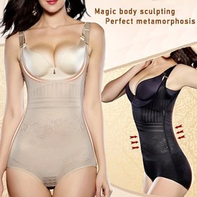 Resim 1 adet Kadınlar için %85 Poliamid Elastik Body Shaper Bel Eğitici Şekillendirici Şekillendirici İç Çamaşırı Karın Kontrolü Düz Göbek Altı Korse Dört Mevsim İçin 