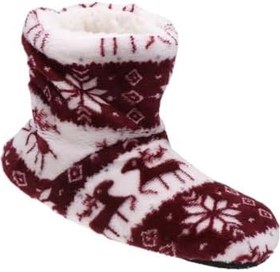 Resim ABOOFAN 1 Çift Ayak Isıtıcıları Kış Sıcak Açık Kapalı Ayakkabı Yetişkinler Terlik Mercan Polar Sıcak Bootie Kabarık Peluş Kapalı Açık Kışlık Terlik Erkekler Ve Kadınlar Eğlence 