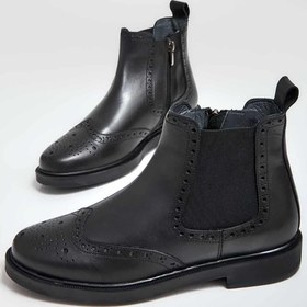 Resim Hush Puppies Black Hakiki Deri Kadın Bot & Bootie Hp0144084303 