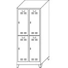 Resim Gökerler Çelik Gökerler Dörtlü Soyunma Dolabı 