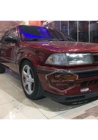 Resim Toyota Corolla 1987-1992 Fındık Kasa Uyumlu Üniversal Laguna Lip Esnek Ön Lip 2 Parça Tampon Altı Dil Karlık Ön Ek 00 Şüscaroto Aksesuar 