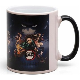 Resim Porselen Renk Değiştiren Demon Slayer Kupa Bardak Diğer 