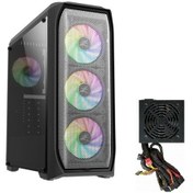 Resim Zalman N5 Mf 500W Atx Mid Tower 4 Rgb Fanlı Kasa 1 X Kulaklık. 1 