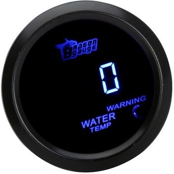 Youmex 52mm Evrensel Dijital Su Sıcaklık Göstergesi - Mavi Led Ekran &