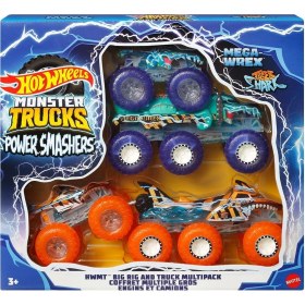 Resim MCM Group HYJ29 Hot Wheels Monster Trucks Power Smashers Çoklu Paket 