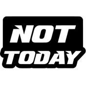 Resim habune Nottoday Sticker 10 X 6 Cm 