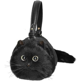Resim Meanyou Peluş Kedi Çanta 