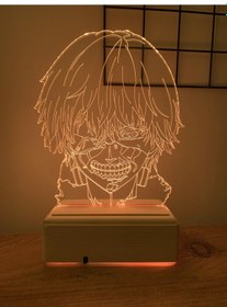 Resim Tokyo Ghoul Ken Kaneki 16 Renk Gece Lambası 