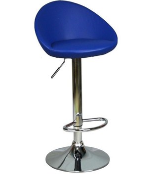 Sandalye Bar Tipi Yüksek Model Krem 4 Adet Metal Çelik Nikelaj Su