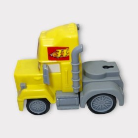 Resim Sürtmeli Oyuncak Tır - Sarı (Lisinya) 
