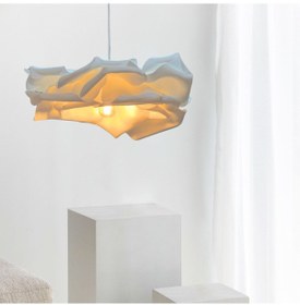 Resim Vehha Tasarım Eva Beyaz Modern Sarkıt Avize Beyaz 