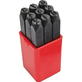 Resim M 245/10 Rakam Zımba Seti, 10 Mm, Siyah 