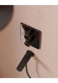 Resim Creavit SH540.SYM Punto Termostatik 2 Yollu Ankastre Duş Seti Mat Siyah 