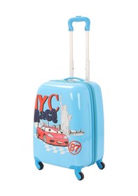Resim Mçs Group V307 Abs Çocuk Valiz-mavi-race Baskı Mavi 