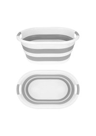 Resim Porsima LA-550 Katlanabilir Çamaşır Sepeti Akordiyon Katlanır Sele Sepet Silikon Çamaşır Sepeti 26 L Diğer 