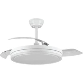 Resim Kendal Vanti KCF307 Beyaz 42'' Ledli Gizli Kanat Tavan Vantilatörü Sesli ve Kumanda Kontrollü 