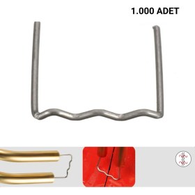 Resim Prolektro 1000 Adet 0,8 mm Düz Tip Dalgalı Kaynak Zımba Teli 