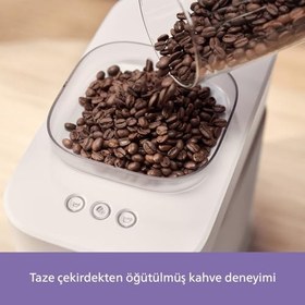Resim Philips Baristina Espresso Makinesi, Kompakt Tasarım, Evde Barista Kalitesinde Espresso, 16 Bar Basınç, BAR300/03 | Otomatik öğütücü, kompakt tasarım, 16 bar, süzgeç taşıyıcı mango sarısı (BAR300/03) 