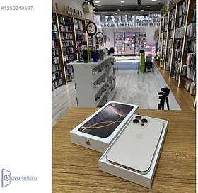 Resim Apple iPhone 16 Pro Max İkinci El YD | 256 GB | Çöl Titanyum 