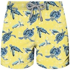 Resim John Frank All Over Erkek Çocuk Mayo Şort kjfsssw51-turtle-yellow-17775 001 