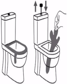 Resim KG-GOLDPAPER Gold Altın Görünüm Klozet Kapak Örtüsü Aparatı Dispenseri 3460-g 