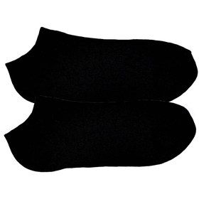 Resim lara big socks 12'li 6-7 Yaş Düz Siyah Çocuk Patik Çorap (24-27) 