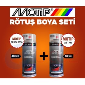 Resim Şehzat Motip Renault Kod:B64 Gri Sideral Rötuş Boya Seti (Boya+Astar) 