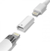 Resim coofbe Apple Pen Pencil Kalem Için Lightning Şarj Dönüştürücü Adaptörü, Apple Kalem Şarj Dönüştürücü 