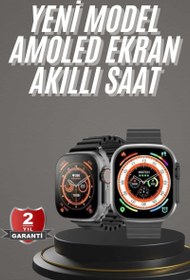 Resim KeşifHOME Akıllı Saat Kordon Hediyeli Güçlü Batarya Kapasiteli Titreşimli Bildirim Görme Unisex 