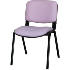 Resim Ofiscombin Ofis Büro Bekleme Misafir Çalışma Konferans Koltuğu Form Sandalye Lila Deri 00047499868 