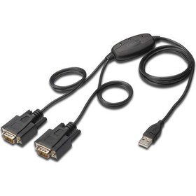 Resim Digitus USB 2.0 - 2 x RS232 (Seri) Çevirici Kablosu, 1.5 Metre 