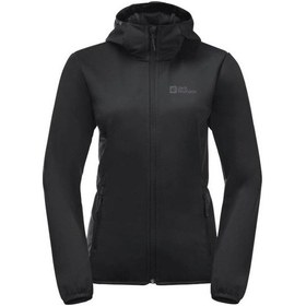 Resim Jack Wolfskin Windhain Hoody W Kadın Ceket-siyah Siyah 
