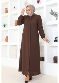 Resim Biye Detaylı Mahzen Ferace Kahve 