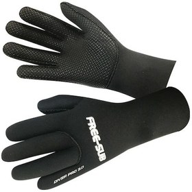 Resim Free-Sub Diver Pro 3Mm Black - (Siyah) Neopren Dalış Eldiveni Siyah 
