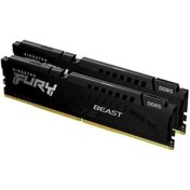 Resim Kingston Beast Black KF552C36BBEK2-32TR 32GB (2x16 GB) 5200 MHz CL36 Intel XMP 3.0 DDR5 Ram 