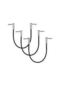 Resim Pedal Bağlantı Kablos Efekt Pedal Ara Kablo Çift Jaklı L/L 3 Adet 