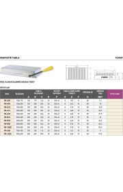 Resim Fett 100X175MM Vertex 18KGF Manyetik Tabla VG-407 