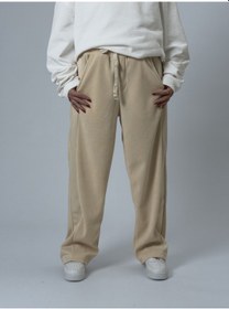 Resim Cocopelli Oversize Bej Kadın Baggy Eşofman Coc2530 
