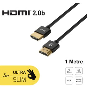 Resim Paugge Premium Sertifikalı 4K 60Hz Hdr Hdmi 2.0B Kablo 1 Metre 