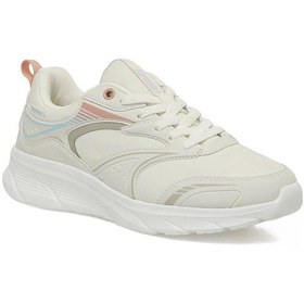 Resim Kinetix Quıck Run Pu W Ekru-somon Kadın Spor Ayakkabı Kırık Beyaz 