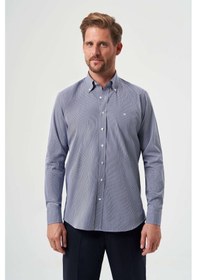 Resim Bisse Erkek Regular Fit Spor Gömlek Laci Gm23k232029 D39 Lacivert 