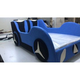 Resim Puf Bebe Montessori Her Tarafı Yumuşacık Puf 90x190 Ölçüde Arabalı Bebek Ve Çocuk Yatağı 