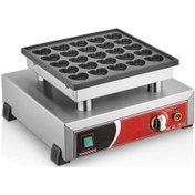 Resim Kutlu Tekli Kalpli Bubble Waffle Makinesi 