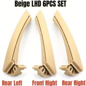 Resim Dashanshop Bej Lhd Bmw 3 Serisi E90 E91 E92 E93 2005-2012 İç Kapı Kolu Kapağı Yükseltme Aksesuarı 