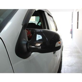Resim Renault Symbol 3 Batman Yarasa Ayna Kapağı Piano Black 2012+ 
