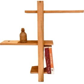 Resim Kzy Ahşap Modern Raf 