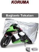 Resim Aprilia Sl 750 Shiver Uyumlu Arka Çanta Miflonlu Premium 4 Mevsim Koruyan Motosiklet Brandası Findit